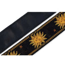Levy's MPJG-SUN-BLK Gutiar Strap Print Series - 2" (Sun Noir)