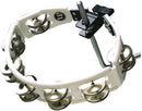 Latin Percussion LP162 Cyclops Mountable Tambourine w/Steel Jingles (Black)