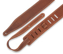 Levy's M17BDS Butter Double Stitch Guitar Strap - 2.5" (Brown)