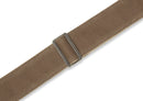 Levy's M7WC-TAN Traveler’ Waxed Canvas Guitar Strap - 2" (Tan)