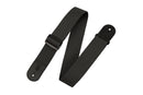 Levy M8POLY-XL-BLK Polypropylene Guitar Straps