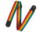 Levy's M8POLY-RNB Polypropylene Guitar Strap - 2" (Rainbow)