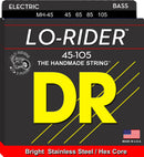 DR Handmade Strings MH-45 Lo-rider Bass Strings - Medium (45-105)