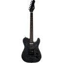 Michael Kelly MK54SBWERU 1954 S/H Guitare électrique avec touche en ébène - Satin Black Wash