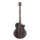 Michael Kelly MKD4SJEFS Dragonfly 4 Forte Port Acoustic Basse électrique avec Fishman Presys + Bass - Java Ebony