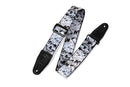 Levy's MP-16 Polyester Guitar Strap - 2" (Zombie Skull Motif)
