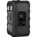 Gemini MPA-2400GRY Haut-parleur de chariot rechargeable résistant aux intempéries en gris 