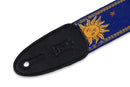 Levy's MPJG-SUN-BLU Gutiar Strap Print Series - 2" (Bleu soleil)