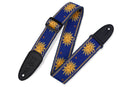 Levy's MPJG-SUN-BLU Gutiar Strap Print Series - 2" (Bleu soleil)