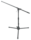 On-Stage MS7411B Telescoping Drum and Amplifier Microphone Boom Stand - Boom Length: 32" (Black)