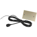 Shure MX202BP/N Microflex Plate Mount Overhead Mic (No Cartridge) - Black