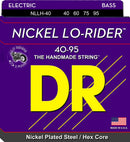DR Handmade Strings NLLH-40 Nickel Lo-rider Bass Strings - Extra Light (40-95)
