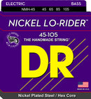 DR Handmade Strings NMH-45 Nickel Lo-rider Bass Strings - Medium (45-105)