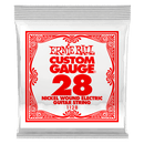Ernie Ball 1128EB Nickel Wound Electric Custom Gauge Electric Guitar String - 0.028