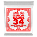 Ernie Ball 1134EB Nickel Wound Electric Custom Gauge Electric Guitar String - 0.034