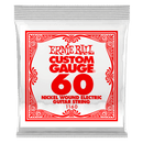 Cordes de guitare électrique Ernie Ball 1160EB en nickel enroulé, calibre personnalisé, 0,060