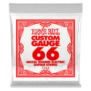 Ernie Ball 1166EB 3-Pack Nickel Wound Electric Custom Gauge Cordes de guitare électrique - 0,066