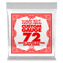 Ernie Ball 1172EB 3-Pack Nickel Wound Electric Custom Gauge Cordes de guitare électrique - 0,072