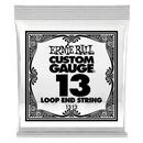 Ernie Ball 1313EB Lot de 6 cordes de guitare pour banjo ou mandoline en acier inoxydable avec extrémité en boucle – 0,013