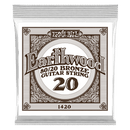 Ernie Ball 1420EB 6-Pack Earthwood 80/20 Bronze Acoustic Guitar Strings - 0.020