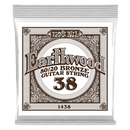 Ernie Ball 1438EB Lot de 6 cordes pour guitare acoustique Earthwood 80/20 Bronze - 0,038