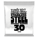 Ernie Ball 1930EB Custom Gauge Stainless Steel Wound Electric Guitar String - 0.030