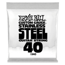 Ernie Ball 1940EB Custom Gauge Stainless Steel Wound Electric Guitar String - 0.040