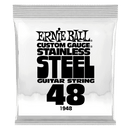 Ernie Ball 1948eb Custom Gauge en acier inoxydable enroule de guitare électrique - 0,048