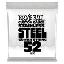 Ernie Ball 1952EB Gauge personnalisée en acier inoxydable enroule de guitare électrique - 0,052