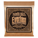 Ernie Ball 2550 Eb Everlast Coated Acoustic Guitar Strings Phosphor Bronze Extra Light 010 - 050 - Red One Music