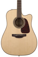 Takamine P4DC Pro Series 4 - Dreadnought Cutaway Body Acoustic Electric avec préampli, accordeur et égaliseur - Naturel