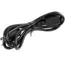 Câble d'alimentation IEC-US d'ingénierie radiale pour les fournitures 500mA et 1600mA