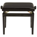 Banc en bois réglable en hauteur Proel - Noir poli