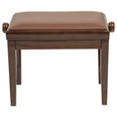 Banc en bois réglable en hauteur Proel - Noyer poli