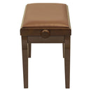 Banc en bois réglable en hauteur Proel - Noyer poli