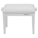 Banc en bois réglable en hauteur Proel - Blanc mat