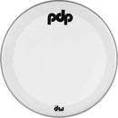 PDP PDACDH18WCKR 18" White Coated Kick Resonant Logo Head