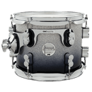 PDP PDCM0810STSB Concept Maple Lacquer Suspended Tom (Silver to Black Fade) - 8" x 10"