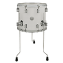 PDP PDCM1214TTPW Concept Tom en laque d'érable 12" x 14" - Blanc nacré