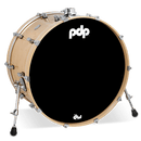 PDP PDCM1424KKNA Concept Maple Lacquer Bass Drum (Natural Lacquer) - 14" x 24"