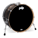 PDP PDCM1424KKSCB Concept Maple Lacquer Bass Drum (Satin Charcoal Burst) - 14" x 24"