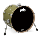 PDP PDCM1620KKSO Concept Maple Finish Ply Bass Drum (Satin Olive) - 16" x 20"