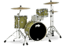 PDP PDCM18BPSO Concept Maple 3-Piece Bop Shell Pack Finish Ply (Satin Olive)
