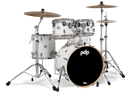 PDP PDCM20FNPW Concept Maple 4-Piece Fusion Shell Pack Lacquer Finish (Pearlescent White)