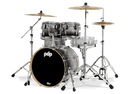 PDP PDCM20FNSB Concept Maple 4-Piece Fusion Shell Pack Lacquer Finish (Silver to Black Fade)