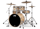 PDP PDCM2215NA Concept Maple 5-Piece Shell Pack Lacquer Finish (Natural Lacquer)