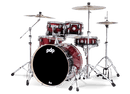 PDP PDCM2215RB Concept Maple 5-Piece Shell Pack Lacquer Finish (Red to Black Fade)