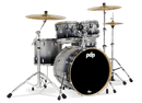 PDP PDCM2215SB Concept Maple 5-Piece Shell Pack Lacquer Finish (Silver to Black Fade)