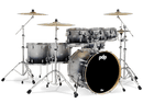 PDP PDCM2217SB Concept Maple Pack de 7 fûts finition laquée - Argenté à noir fondu