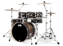 PDP PDCM2217SCB Concept Maple 7-Piece Shell Pack Lacquer Finish (Satin Charcoal Burst)
